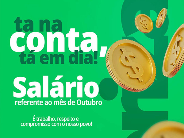 Prefeitura de São José dos Ramos efetuou o pagamento salarial de todos os servidores referente ao mês de Outubro