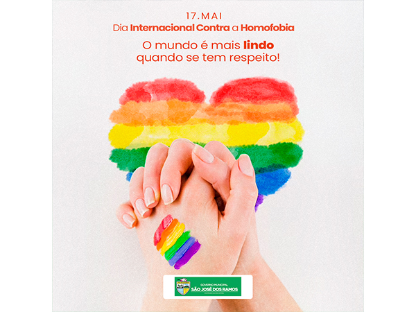 17 de maio é o dia internacional Contra a Homofobia, Transfobia e Bifobia.